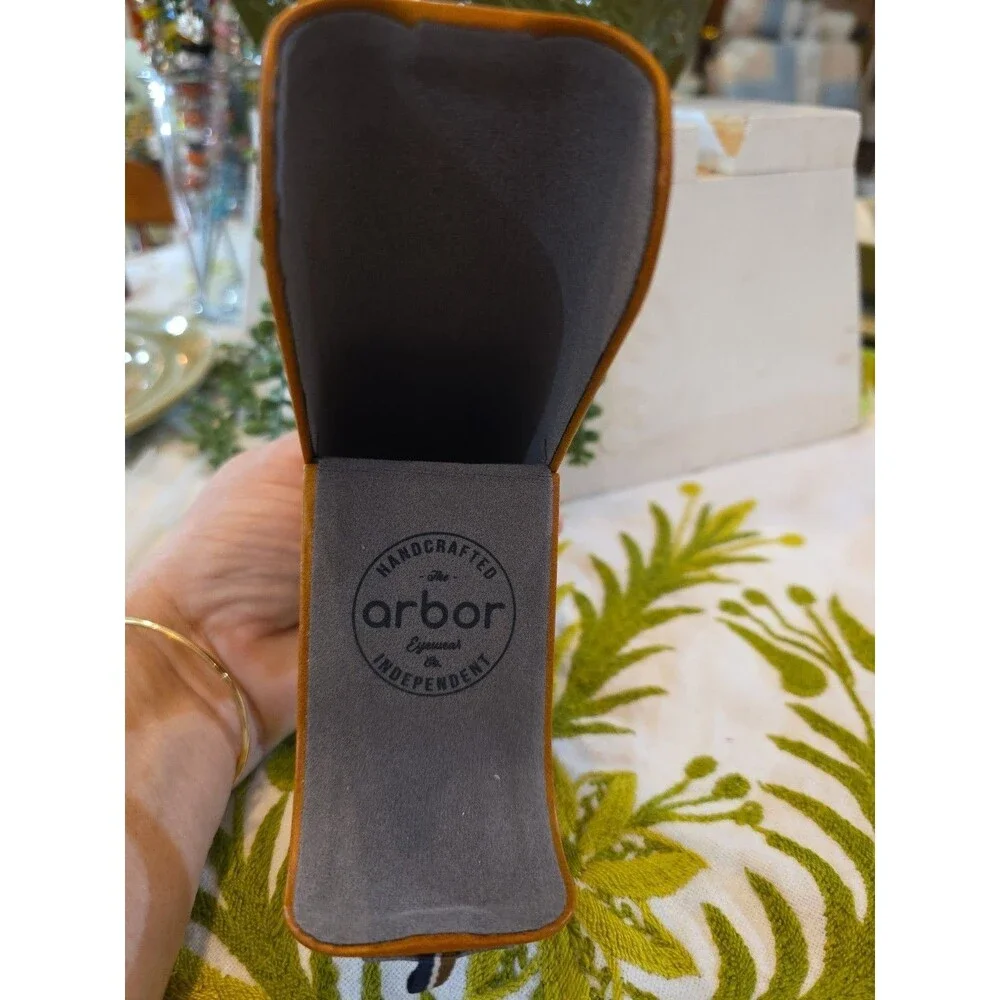 Arbor The Eyewear Co Glasses Case Brown